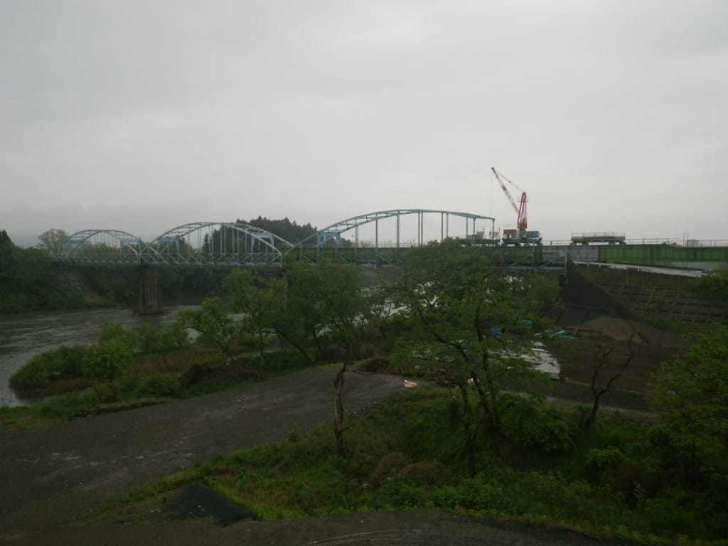 柵の瀬橋旧橋撤去